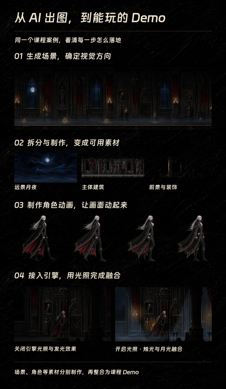 從 AI 出圖到可玩 Demo 的製作過程
